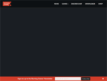 Tablet Screenshot of burning-games.com